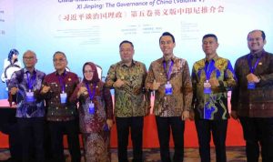 Wakil Gubernur Sumatera Selatan (Wagub Sumsel)H. Cik Ujang menghadiri kegiatan Lecturer Series dan diskusi panel bertema penguatan persahabatan China–Indonesia, khususnya dalam bidang tata kelola pemerintahan, pembangunan kawasan, serta strategi pengentasan kemiskinan. Foto: Humas Pemprov Sumsel.