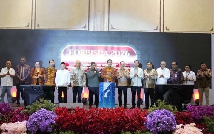 WAKIL Ketua DPRD Sumsel, H. Nopianto, SSos, MM menghadiri pembukaan Forum Bisnis Daerah (Forbisda) 2026 yang digelar BPD HIPMI Sumsel di The Sultan Convention Center, Palembang, Rabu (29/4/2026). Foto: IG Humas DPRD Sumsel.