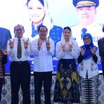 Wakil Gubernur Sumatera Selatan (Sumsel), H. Cik Ujang dan Wamendag RI Dyah Roro Esti Widya Putri, dalam kuliah umum bertema “Empowering Growth: Young Entrepreneurs for a Better Future” di Universitas Sriwijaya (Unsri), Kamis (16/4/2026). Foto: Humas Pemprov Sumsel.