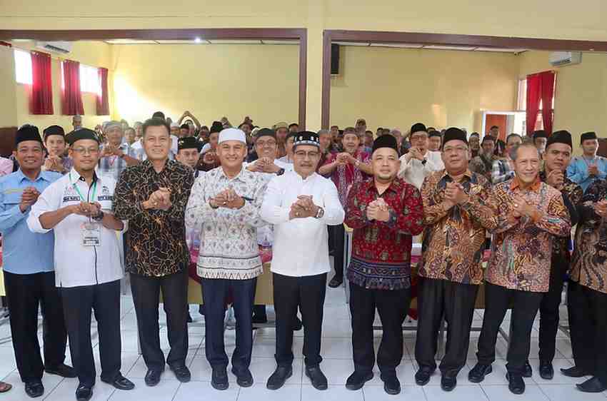 Wabup Muba, Rohman saat hadir pada pembukaan pelatihan pemotong hewan dan tata kelola hewan kurban, Jumat (16/5/2026). Foto: Kominfo Muba.