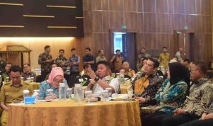 deru (1) Gubernur Sumsel, Herman Deru saat menyampaikan usulan saat menghadiri Sarasehan Nasional MPR RI, Selasa (19/5/2026) yang membahas alternatif pembiayaan pembangunan daerah. Foto: Humas Pemprov Sumsel.