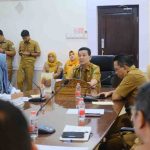 Kunjungan Tim Badan Pengawasan Keuangan dan Pembangunan (BPKP) Perwakilan Provinsi Sumatera Selatan dalam agenda Entry Meeting Evaluasi Program Makan Bergizi Gratis (MBG) Triwulan II Tahun 2026 pada Satuan Pelayanan Pemenuhan Gizi (SPPG) Karang Waru, Kecamatan Lawang Wetan, Senin (18/5/2026). Foto: Kominfo Muba.