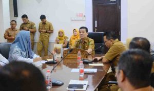 Kunjungan Tim Badan Pengawasan Keuangan dan Pembangunan (BPKP) Perwakilan Provinsi Sumatera Selatan dalam agenda Entry Meeting Evaluasi Program Makan Bergizi Gratis (MBG) Triwulan II Tahun 2026 pada Satuan Pelayanan Pemenuhan Gizi (SPPG) Karang Waru, Kecamatan Lawang Wetan, Senin (18/5/2026). Foto: Kominfo Muba.