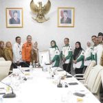 Tim Pembina Kabupaten Musi Banyuasin Sehat menggelar Rapat Koordinasi di Ruang Rapat Guest House Griya Bumi Serasan Sekate, Selasa (19/5/2026). Rakor membahas persiapan dan optimalisasi data untuk penilaian Kabupaten Kota Sehat. Foto: Kominfo Muba.