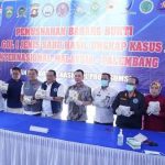 Wakil Ketua DPRD Sumsel, Nopianto, SSos, MM saat menghadiri pemusnahan narkoba di BNNP Sumsel. Foto: Humas DPRD Sumsel.