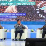 Gubernur Sumatera Selatan Dr. H. Herman Deru menjadi satu-satunya gubernur dari wilayah Sumatera yang dipercaya tampil sebagai pembicara dalam Konferensi Nasional Pengembangan Ekonomi Daerah (KNPED) 2026 yang diselenggarakan Otoritas Jasa Keuangan di Ballroom Dana Rote, Balai Kartini, Jakarta, Senin (25/5/2026) pagi. Foto: Humas Pemprov Sumsel.