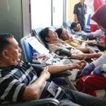 Kegiatan donor darah sekaligus penandatanganan nota kesepahaman (MoU) antara PMI Kota Palembang dan Kecamatan Seberang Ulu (SU) II dalam rangka menyambut Hari Jadi Kota Palembang ke-1343 Tahun 2026. Foto: Kominfo Palembang.