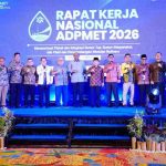 Bupati Musi Banyuasin, HM Toha Tohet, SH menghadiri Rapat Kerja Nasional (Rakernas) I Tahun 2026 Asosiasi Daerah Penghasil Migas dan Energi Terbarukan (ADPMET) di Ballroom Swiss-Belhotel Jambi, Kamis (7/5/2026). Foto: Kominfo Muba.