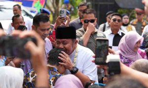Gubernur Sumsel, Herman Deru saat meresmikan SMA Negeri dan SLB Negeri Hayza Nur Ilmi Palembang, Jumat (12/6/2026). Foto: Humas Pemprov Sumsel.