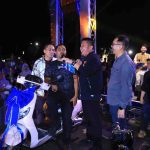 Gubernur Sumatera Selatan (Sumsel) Dr. H. Herman Deru saat menghadiri Closing Ceremony Gemilang Raya X Digital Kito Galo (DKG) 7th yang diselenggarakan Bank Indonesia Provinsi Sumsel di Plaza Benteng Kuto Besak (BKB), Palembang, Minggu (28/6/2026). Foto: Humas Pemprov Sumsel.