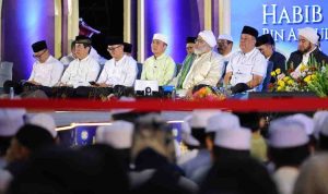 Walikota Palembang, Ratu Dewa hadiri kegiatan Tabligh Akbar bersama Habib Syech Bin Abdul Qadir Assegaf yang digelar di PSCC Palembang, Jumat (5/6/2026). Foto: Kominfo Palembang.