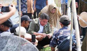 Gubernur Sumsel, Herman deru saat meninjau Sriwijaya Science Techno Park (SSTP), Kamis (9/7/2026), Foto: Humas Pemprov Sumsel.