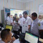 Sekda Muba, Syafaruddin, MSI hadiri di peluncuran aplikasi E-PUS PADEK di ruang rapat Lantai 2 UPTD Puskesmas Balai Agung, Rabu (01/07/2026). Foto: Kominfo Muba.