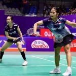 Rachel/Febi menang atas pebulkutangkis China, Jia Yu Fan/Chang di babak 32 besar, Rabu (22/7/2026). Foto: IG PB PBSI