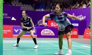 feby (2) Rachel/Febi menang atas pebulkutangkis China, Jia Yu Fan/Chang di babak 32 besar, Rabu (22/7/2026). Foto: IG PB PBSI