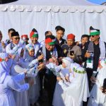Gubernur Sumatera Selatan Dr. H. Herman Deru menghadiri Konser Amal Wali Band dalam rangka memperingati Hari Ulang Tahun Kota Palembang ke-1343 sekaligus penggalangan dana kemanusiaan untuk Palestina yang digelar di halaman Kantor DPRD Provinsi Sumatera Selatan, Minggu (5/7/2026). Foto: Humas Pemprov Sumsel.
