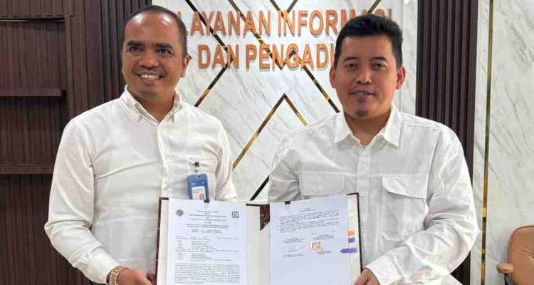 Guna mendukung transformasi pengelolaan keuangan negara yang semakin modern, transparan, dan akuntabel, Kantor Pertanahan (Kantah) Kabupaten Merangin, Jambi, resmi menjalin kerja sama dengan PT Bank Rakyat Indonesia (Persero) Tbk Kantor Cabang Bangko. Foto: IST