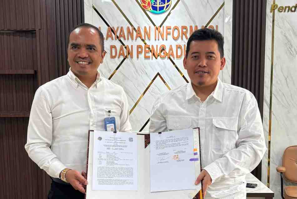 Guna mendukung transformasi pengelolaan keuangan negara yang semakin modern, transparan, dan akuntabel, Kantor Pertanahan (Kantah) Kabupaten Merangin, Jambi, resmi menjalin kerja sama dengan PT Bank Rakyat Indonesia (Persero) Tbk Kantor Cabang Bangko. Foto: IST