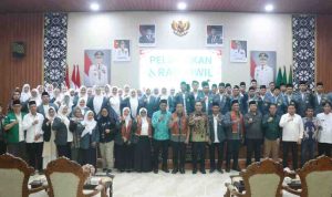NU (3) Pelaksana Harian (Plh) Sekretaris Daerah Kota Palembang, Sulaiman Amin saat menghadiri pelantikan dan Rapat Pimpinan Wilayah (Rapimwil) Pengurus Pimpinan Cabang Ikatan Pelajar Nahdlatul Ulama (IPNU), serta Ikatan Pelajar Putri Nahdlatul Ulama (IPPNU) Provinsi Sumatera Selatan Masa Khidmat 2025–2028 di Rumah Dinas Walikota Palembang, Jumat (21/8 2026). Foto: Kominfo Palembang.