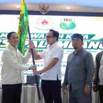 Ratu Dewa kembali terpilih secara aklamasi dalam Musyawarah Kota (Muskot) PBSI Palembang 2026 yang digelar di Emilia Hotel, Palembang, Minggu (30/8/2026). Foto: Kominfo Palembang.