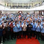 Wali Kota Palembang, Ratu Dewa hadiri secara langsung kegiatan Pengenalan Budaya Akademik dan Kemahasiswaan (PBAK) SWARNA di Gedung Academic Center UIN Raden Fatah Palembang, Kamis (20/8/2026). Foto: Kominfo Palembang.