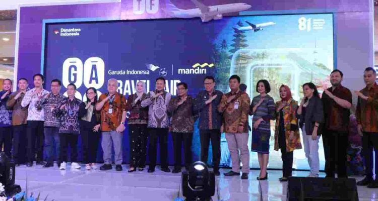 Pembukaan Garuda Indonesia Travel Fair (GATF) 2026 yang digelar di atrium Palembang Indah Mall, Jumat (28/8/2026). Foto: Kominfo Palembang.