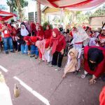 Suasana kemeriahan perayaan HUT RI di lapangan Desa Ibru, Kecamatan Mestong, Kabupaten Muaro Jambi, Sabtu (22/8/2026). Foto: IST/Dok BRI