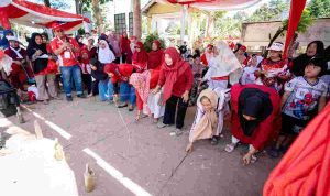 Suasana kemeriahan perayaan HUT RI di lapangan Desa Ibru, Kecamatan Mestong, Kabupaten Muaro Jambi, Sabtu (22/8/2026). Foto: IST/Dok BRI