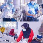 Managemen RSUD Sekayu membagikan masker kepada warga, Jumat (28/8/2026). Foto: Kominfo Muba.