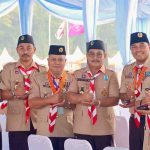 Wakil Bupati Musi Banyuasin (Muba) Abdur Rohman Husen menghadiri Upacara Peringatan Hari Pramuka ke-65 sekaligus Pembukaan Jambore Nasional (Jamnas) Gerakan Pramuka XII Tahun 2026 yang berlangsung di Lapangan Utama Bumi Perkemahan dan Graha Wisata (Buperta) Pramuka Cibubur, Jakarta Timur, Jumat (14/8/2026). Foto: Kominfo Muba.