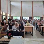 Para siswa sekolah kesetaraan Satuan Pendidikan Nonformal Sanggar Kegiatan Belajar.(SPNF SKB) Dinas Pendidikan Kota Palembang, antusias mengikuti pembukaan kegiatan masa pengenalan lingkungan sekolah (MPLS), Senin (3/8/2026). Foto: IST