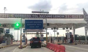 Gerbang Tol Bayung Lencir, Muba, Sumsel. Foto: IST