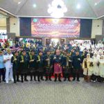 Gubernur Sumsel, Herman Deru, Bupati Muba HM Toha, Wabup Muba Rohman, dan Ketua DPRD Muba Afitni Junaidi Gumay, serta sejumlah anggota DPRD dan pejabat setempat saat paripurna HUT Kabupaten Muba, Rabu (30/9/2026). Foto: Kominfo Muba.