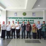 Walikota Palembang, Ratu Dewa menerima silaturahmi sekaligus tindak lanjut kerja sama Memorandum of Understanding (MoU) Universitas Muhammadiyah Palembang (UMP), Senin (28/9/2026). Foto: Kominfo Palembang. 