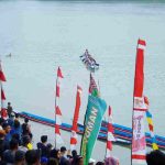 Suasana lomba bidar di Sungai Musi, Babat Toman, Muba, Sabtu (12/9/2026). Foto: Kominfo Muba.