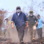 Gubernur Sumatera Selatan (Sumsel) Dr. H. Herman Deru meninjau langsung kondisi Pusat Konservasi Gajah (PKG) di kawasan Suaka Margasatwa Padang Sugihan, Kabupaten Banyuasin, Senin (21/9) siang. Foto: Humas Pemprov Sumsel.