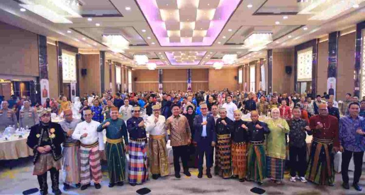 Gubernur Sumsel, Herman Deru saat menghadiri Pelantikan BPW KKSS Sumsel Periode 2026–2031 di Palembang, Kamis (24/9/2026). Foto: Humas Pemprov Sumsel.