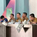 Sekda Muba Drs Syafaruddin, MSi saat melakukan kunjungan kerja ke Kecamatan Tungkal Jaya, yang dipusatkan di Kantor Camat Tungkal Jaya, Selasa (8/9/2026). Foto: Kominfo Muba.