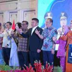 Pembukaan Festival Literasi Sumsel Tahun 2026 oleh Gubernur Sumsel Herman Deru, didampingi Wakil Gubernur Sumsel H. Cik Ujang, di Ballroom The Sultan Convention Center, Sabtu (5/9) pagi. Foto: Humas Pemprov Sumsel.