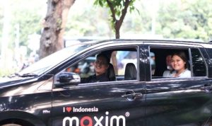 Taksi online, Maxim. Foto IST/Dok Humas Maxim Palembang.