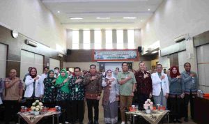 Pj Sekretaris Daerah (Sekda) Kota Palembang, Kgs. H. Sulaiman Amin, membuka Survei Akreditasi Rumah Sakit Umum Daerah (RSUD) Palembang BARI yang dilaksanakan di RSUD Palembang BARI, Kamis (10/9/2026). Foto: Kominfo Palembang.