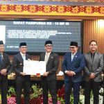 Walikota Palembang, Ratu Dewa hadiri secara langsung Rapat Paripurna ke-13 MP III yang digelar di Ruang Rapat Paripurna DPRD Kota Palembang, Selasa (22/9/2026). Foto: Kominfo Palembang.