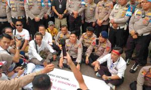 Kapolda Sumsel Brigjen Pol. Rony Samtana saat menerima aspirasi para komunitas wartawan. Foto: IST