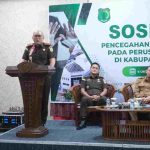 Suasana sosialisasi pencegahan tindak pidana korupsi pada Perusahaan (BUMD/BUMN) yang di inisiasi Bagian Perekonomian Setda Muba dan digelar di Hotel Grand Ranggonang Sekayu, Selasa (6/10/2026). Foto: Kominfo Muba.