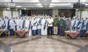 Badan Kontak Majelis Taklim (BKMT) Kabupaten Musi Banyuasin menggelar Musyawarah Daerah (Musda) VI. Kegiatan berlangsung di Auditorium Pemkab Muba, Rabu (28/10/2026). Musda ini dihadiri Staf Ahli TP PKK Muba Liliyani A Rohman, Ketua Dharma Wanita Persatuan Muba Fatimah Syafarudin serta pengurus BKMT Kabupaten dan Kecamatan se-Muba. Foto: Kominfo Muba.