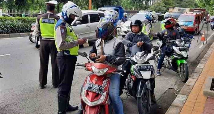 Operasi Patuh Musi 2025 lalu. Foto: IST/Dok Radar Palembang.