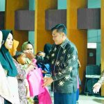 Bupati Muba, Hm Toha saat hadir di peluncuran SIGAPKE MUBA (Sistem Integrasi Gerakan dan Aplikasi Pelaporan Kesehatan Muba) yang diinisiasi Dinas Kesehatan Muba, Kamis (1/10/2026). Fotro: Kominfo Muba.