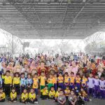 Kegiatan lomba mewarnai yang digelar dalam rangka Hari Jadi ke-70 Kabupaten Musi Banyuasin Tahun 2026, dihadiri langsung Bunda PAUD Muba Hj Patimah Toha Tohet, Staf Ahli TP PKK Muba Liliani Rohman Husen, Kamis (1/9/2026). Foto: Kominfo Muba.
