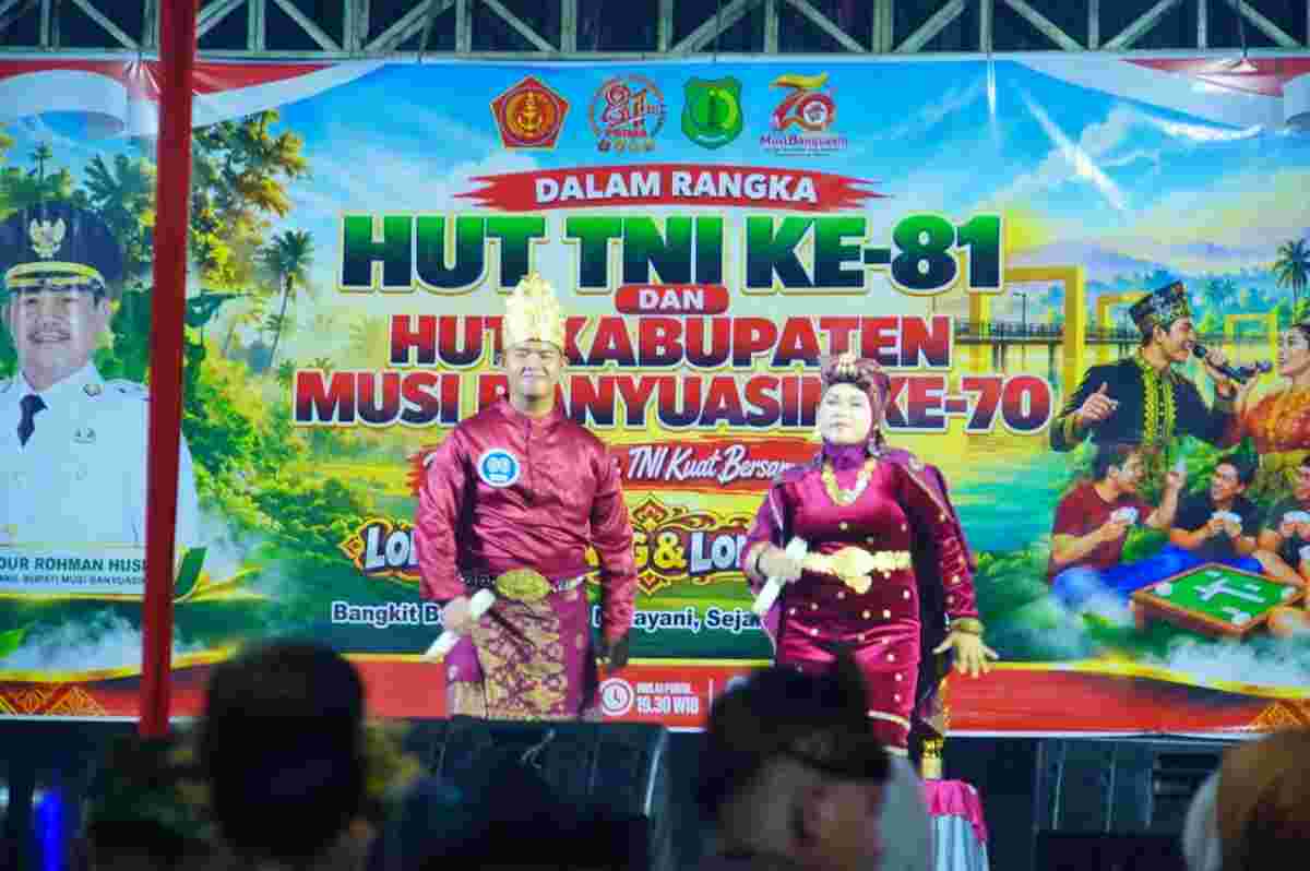 Salah satu peserta lomba senanjang di Stable Berkuda Sekayu, Kamis (08/10/2026) malam. Foto: Kominfo Muba.