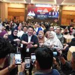 Gubernur Sumsel Herman Deru saat menghadiri kegiatan Akad Massal dan Seminar UMKM Sultan Muda, serta peluncuran Sultan Muda Corner dalam rangka Hari Ulang Tahun (HUT) ke-69 Bank Sumsel Babel di Hotel Aryaduta, Palembang, Selasa (27/10/2026). Foto: Humas Pemprov Sumsel.